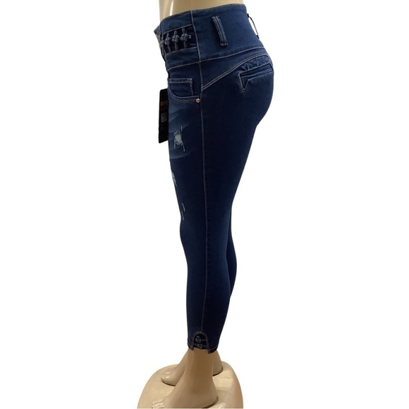 Franka Colombian Butt Lifting Capri Jean FR008 New With Tags - Picture 4 of 7